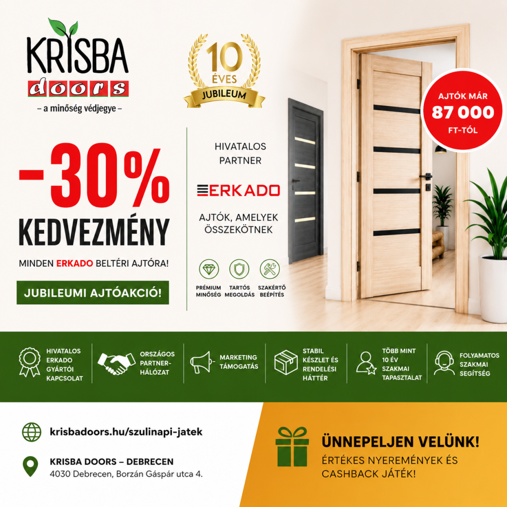 Erkado ajtó akció magánszemélyeknek Országosan