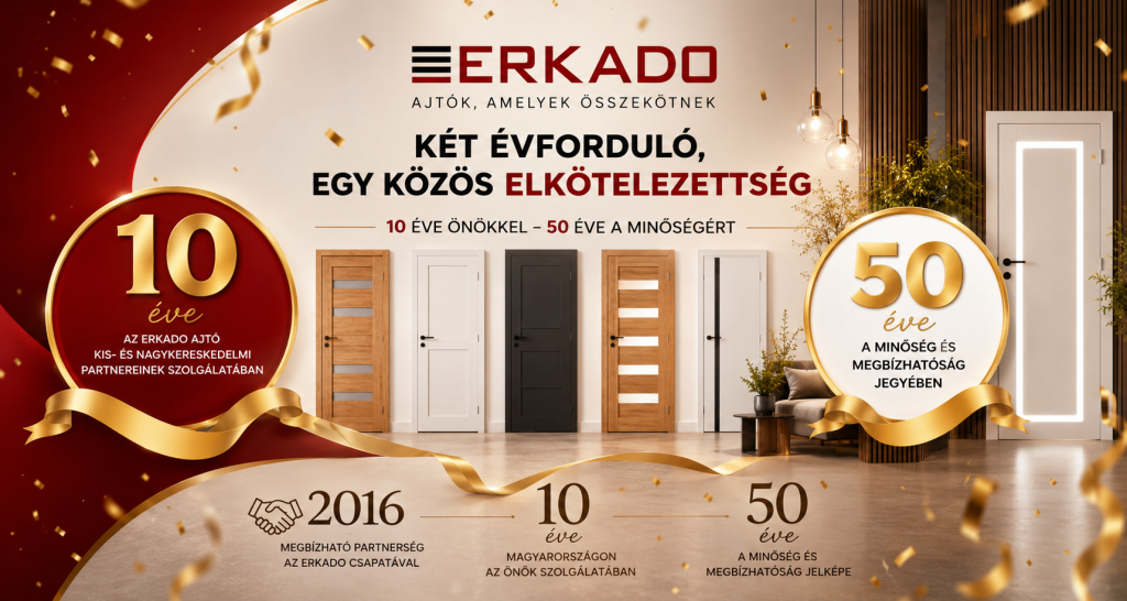 Erkado ajtó képviselet Magyarország 10 éve KRISBA hálózat